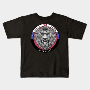 Born Ready Fighter Lion's Head Kids T-Shirt